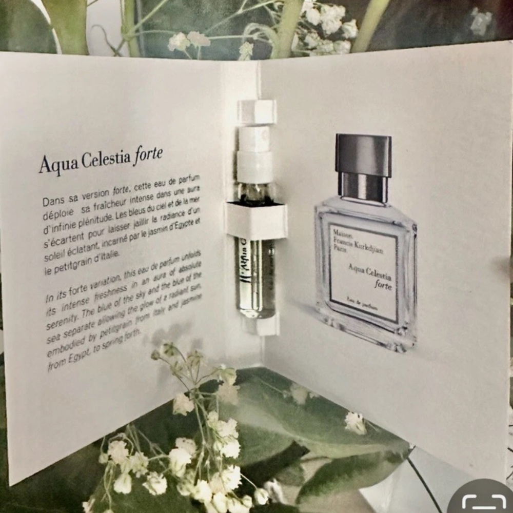 Aqua Celestia Forte by Maison Francis Kurkdjian perfume sample